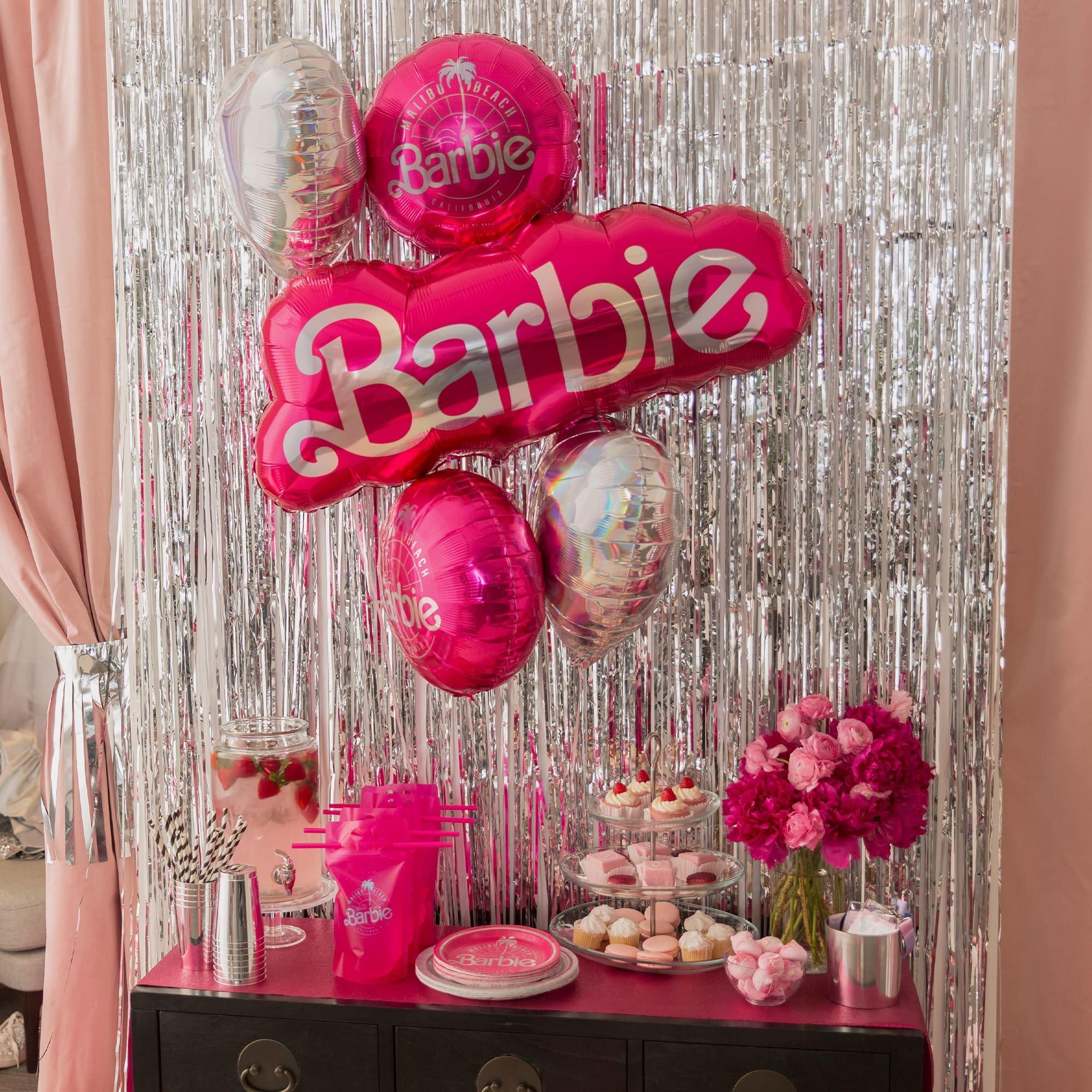 Barbie Foil Balloon Bouquet, 5pc